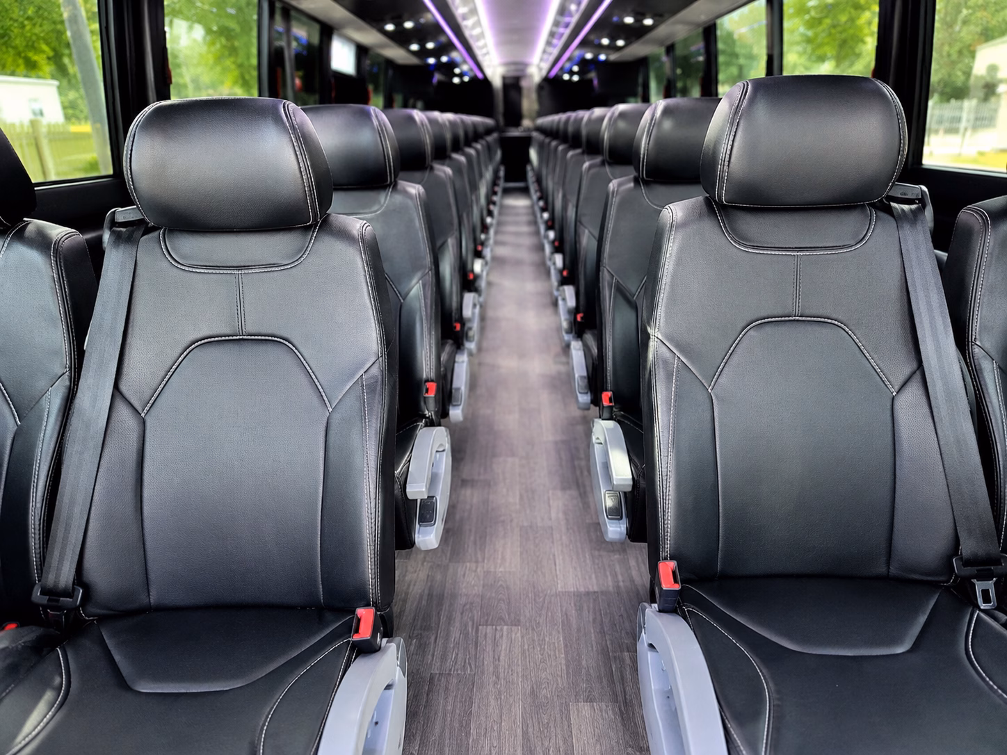 beaumont charter bus services inside