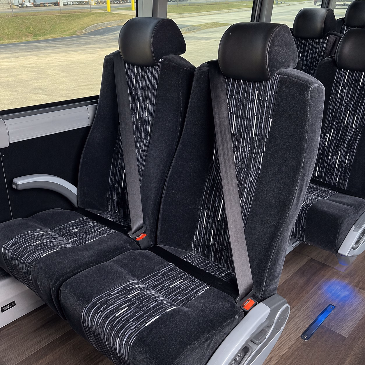 beaumont charter bus services interior