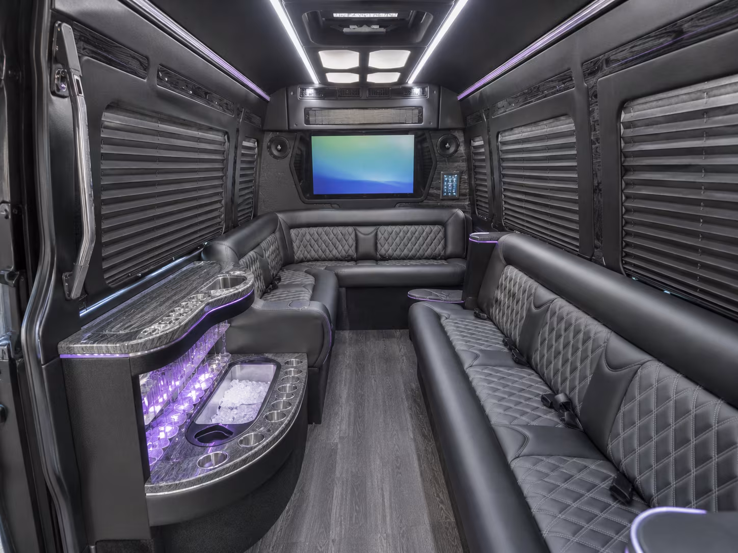 beaumont party bus interior