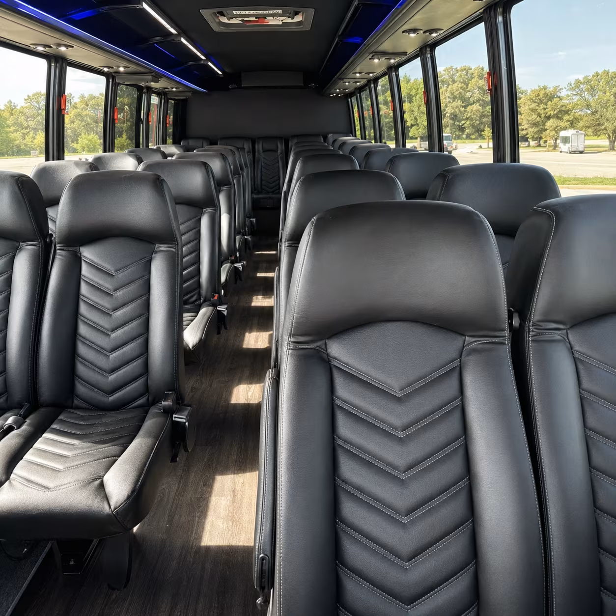 beaumont sporting event transportation onboard seating